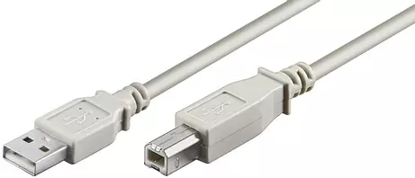 MicroConnect USB-kabel - USB (hann) til USB-type B (hann) - 3 m (USBAB3)