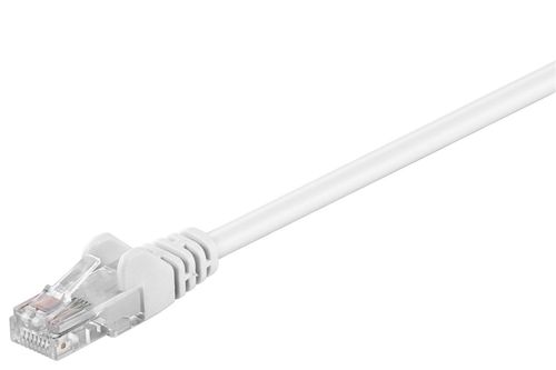 MICROCONNECT UTP CAT5E 1M WHITE PVC BULK (B-UTP501W)