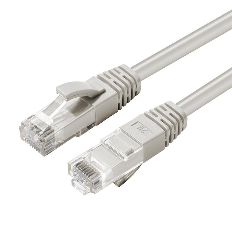 MicroConnect - Nettverkskabel - RJ-45 (hann) til RJ-45 (hann) - 15 m - UTP - CAT 6 - halogenfri - grå