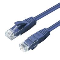 MicroConnect Nettverkskabel - RJ-45 (hann) til RJ-45 (hann) - 0.5 m - UTP - CAT 6 - halogenfri - blå