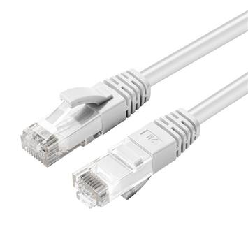 MicroConnect Nettverkskabel - RJ-45 (hann) til RJ-45 (hann) - 0.3 m - UTP - CAT 6 - halogenfri - hvit (UTP6003W)