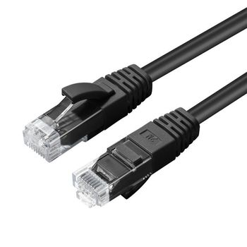 MICROCONNECT CAT6 UTP Cable 0,5M Black LSZH (UTP6005S)