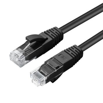 MicroConnect CAT6A UTP 0.15m Black LSZH (MC-UTP6A0015S)
