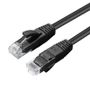 MICROCONNECT UTP CAT6 0.20M BLACK LSZH