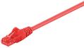 MICROCONNECT CAT6 UTP Cable 30M Red LSZH