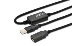 MICROCONNECT Active USB 2.0 ext. cable, 5m