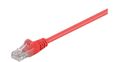 MICROCONNECT UTP CAT5E 1M RED PVC