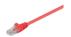 MICROCONNECT U/UTP CAT5e 0.25M Red PVC BULK