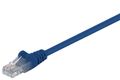 MICROCONNECT U/UTP CAT5e 0.25M Blue PVC