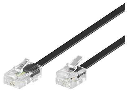 MICROCONNECT RJ11-RJ45 1M M/M Black (MPK451S)