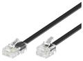 MICROCONNECT RJ12-RJ45 1M M/M Black