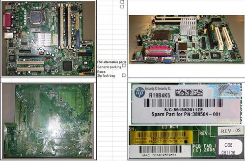 Hewlett Packard Enterprise Single Socket Motherboard for (392170-001)