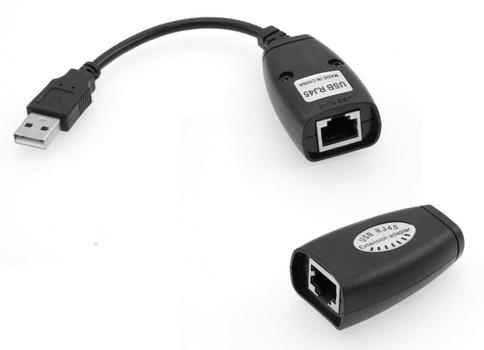 MICROCONNECT CAT 5/5e/6 / USB 1.1 Converter (USBEXT60M)