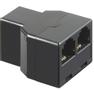 MICROCONNECT ADAP RJ11/6P4C 1F-2F Black