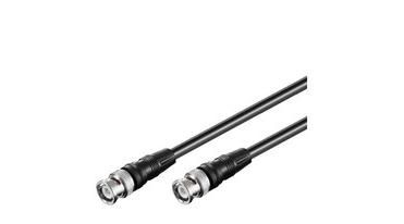 MICROCONNECT BNC Cable 5m, RG59, Black (50074)