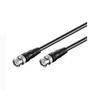 MICROCONNECT BNC Cable, RG59, 0,5m, Black