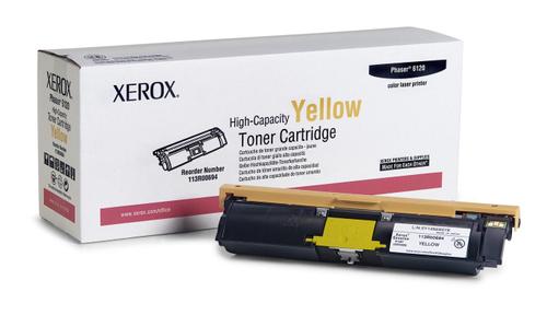 XEROX Toner med hØj kapacitet til Phaser 6120, Gul, 4.500 sider  (113R00694)