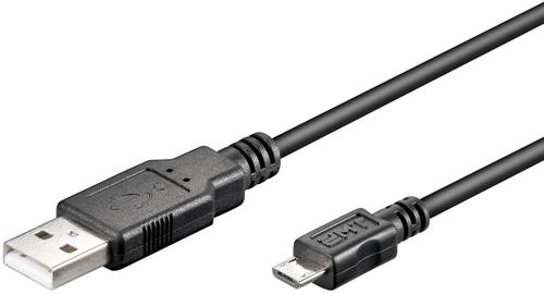 MICROCONNECT USB A - Micro USB B 5P 1,0m (USBABMICRO1)