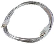 MicroConnect USB-forlengelseskabel - USB (hann) til USB (hunn) - 1.8 m - gjennomsiktig