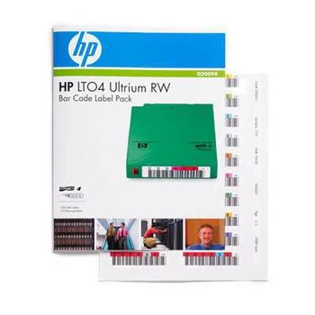 Hewlett Packard Enterprise HP LTO4 ULTRIUM RW BARCODE LABEL PK (Q2009A)