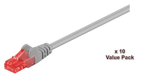MICROCONNECT U/UTP CAT6 7M GREY 10 PACK (V-UTP607VP)