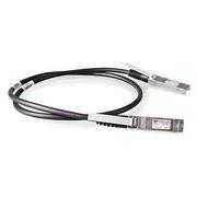 Hewlett Packard Enterprise HPE Aruba Direct Attach Copper Cable - 10GBase direct attach cable - SFP+ to SFP+ - 1 m - for HPE Aruba 2540 48, 2930F 24, 2930F 48, 2930M 24, 8320, 8325, CX 8360 (J9281D)