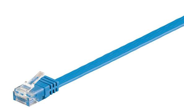 MicroConnect UltraFlat - nettverkskabel - 2 m - blå (V-UTP602B-FLAT)