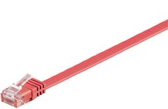 MICROCONNECT CAT6 UTP 2M FLAT CABLE RED