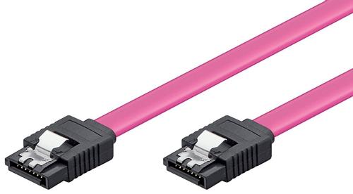 MICROCONNECT SATA Cable 0,30cm with Clip (SAT15003C)