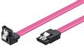 MICROCONNECT SATA Cable 50cm Angled, Clip