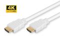 MICROCONNECT HDMI v1.4 19-19 0.5m M-M White MICRO