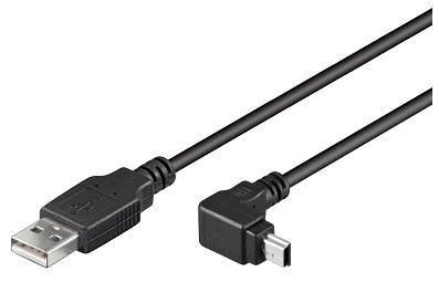 MICROCONNECT USB A - Mini USB Angle B 5P (USBAMB52A)