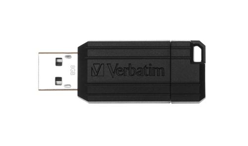 VERBATIM USB 2.0 muisti, Store'N'Go,  8GB, PinStripe (49062)