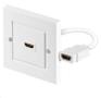 MICROCONNECT HDMI wall socket 1 port white
