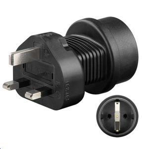 MICROCONNECT Universal adapter UK to Schuko (PETRAVEL1)