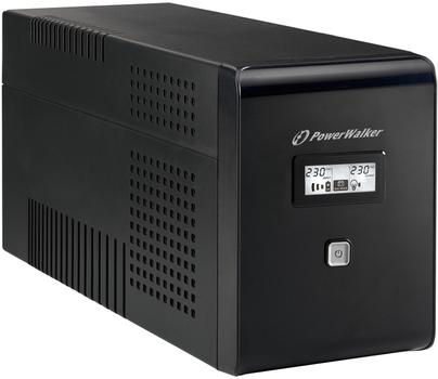 POWERWALKER VI 2000 LCD 2000VA/ 1200W Line-Interactive 4-utgångar bordsmodell USB (10120020)
