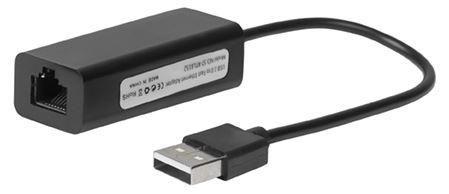 MICROCONNECT USB2.0 to Ethernet, Black (USBETHB $DEL)