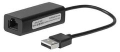 MICROCONNECT USB2.0 to Ethernet, Black