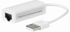 MICROCONNECT USB2.0 to Ethernet, White
