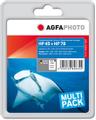 AGFAPHOTO Ink Black + Color, HP No. 45