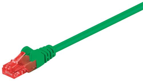 MICROCONNECT U/UTP CAT6 0.25M Green PVC (B-UTP60025G)