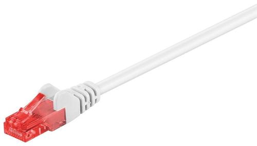 MICROCONNECT U/UTP CAT6 0.25M White PVC BULK (B-UTP60025W)