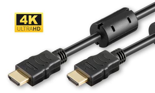 MICROCONNECT HDMI 19 - 19 1.5m M-M, Gold MICRO (HDM19191.5V1.4FC)