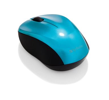 VERBATIM GO NANO Wireless Mouse. Caribbean Blue (49044)