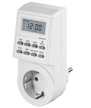 MICROCONNECT Digital day & week timer clock (GRUTIMER1)