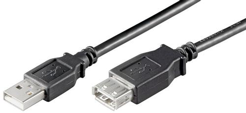 MicroConnect USB2.0  Extension A-A 0,1m M-F MICRO (USBAAF01B)