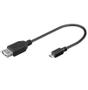 MICROCONNECT USB A - B Micro  F-M 0,20m