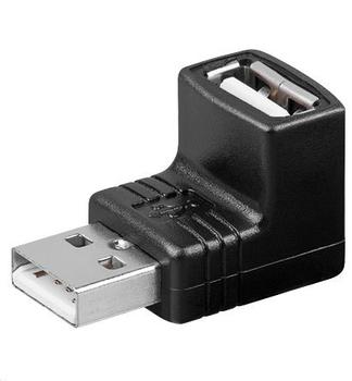 MICROCONNECT Adapter USB A - A 90ø M-F (USBAMAFA)