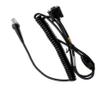 HONEYWELL Cable: RS232 (+/-12V signals), black, DB9 Male, 3m, coiled, external power