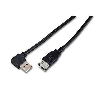 MicroConnect USB2.0  Extension A-A 1.8m M-F MICRO (USBAAF2ABLACK)